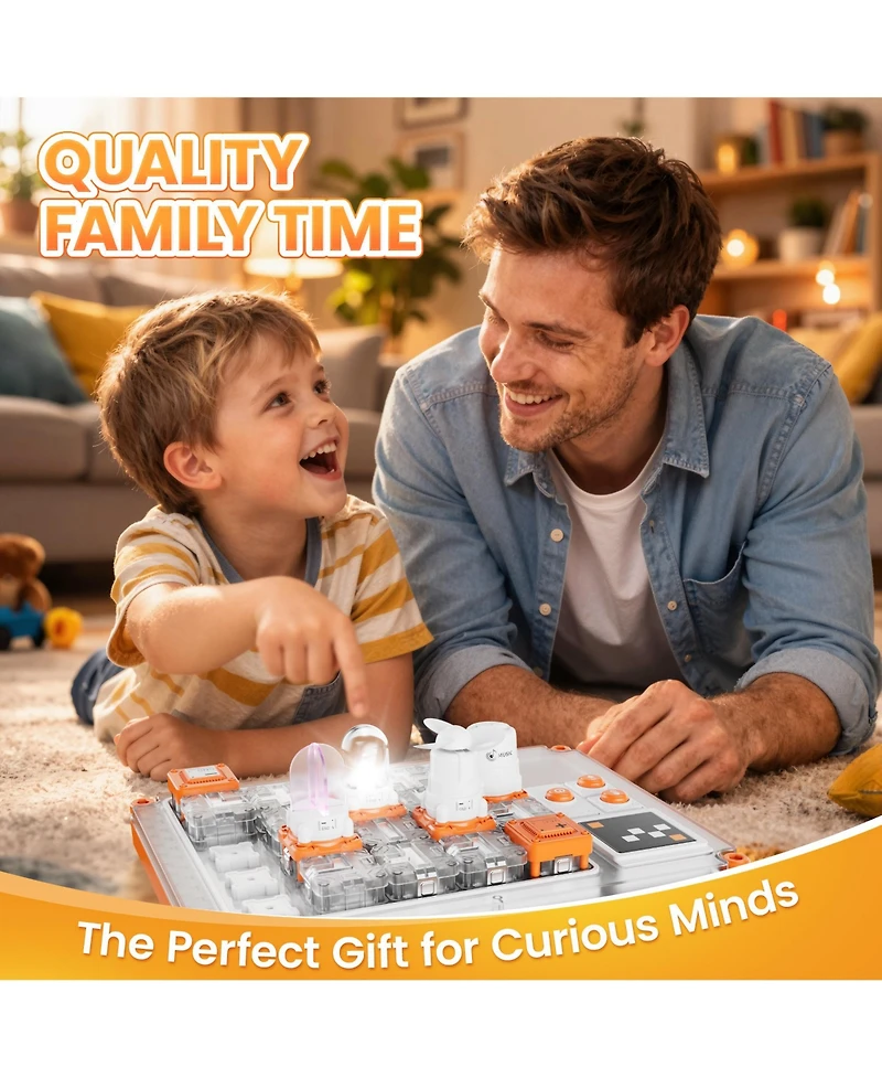 Contixo CB1 Kids Science Circuit Builder Kit, 500+ Experiments Stem Learning Set, Usb Rechargeable, Snap-Together Electronics for Ages 6+