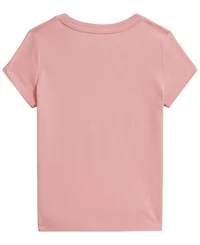 Polo Ralph Lauren Girls' 2T-6X Bear Short-Sleeve T-Shirt