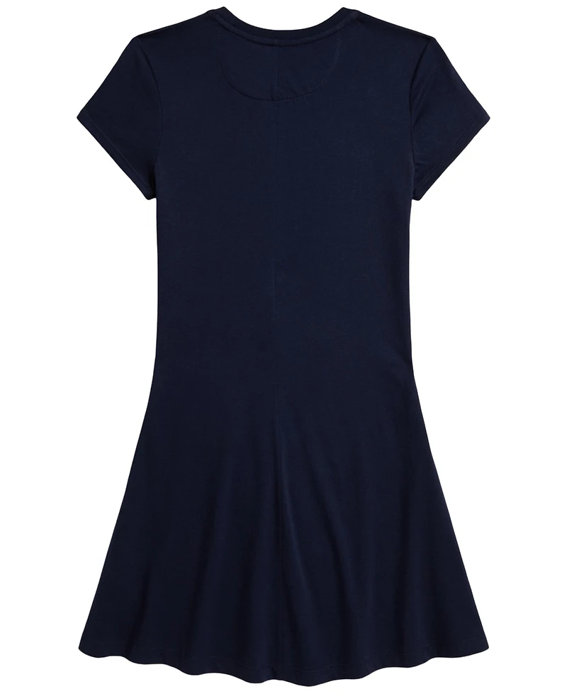 Polo Ralph Lauren Girls' 7-16 Bear Short-Sleeve Jersey Dress