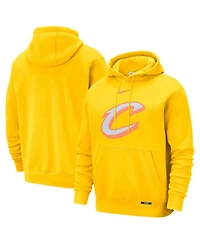 Nike Men's Yellow Cleveland Cavaliers 2025/26 City Edition Remix Essential Logo Club Pullover Hoodie