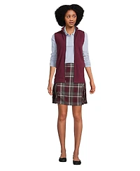 Lands' End Women's Lightweight Fleece Vest Jackets