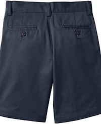 Lands' End Men's Husky Plain Front Blend Chino Shorts