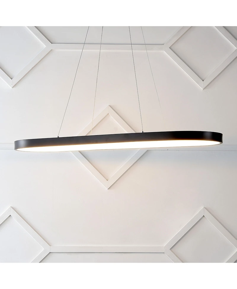 Brice Modern Contemporary Iron Integrated Led Pendant