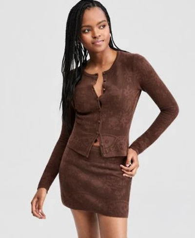 Now This Womens Crocheted Cardigan Macys Exclusive