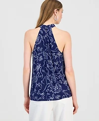 I.n.c. International Concepts Women's Printed Halter Top, Macy's Exclusive