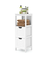 sumyeg Floor Cabinet Multifunction Storage Rack Stand Organizer
