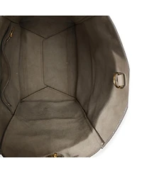 Pre-Owned Celine Taupe Soft Grained Calfskin Medium Sangle Bucket Bag