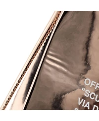 Pre-Owned Off White Mini Box Tote Printed Patent