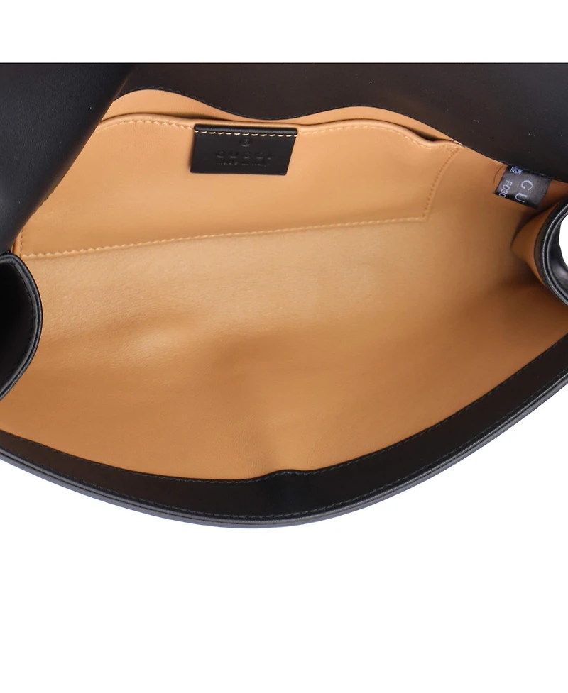 Pre-Owned Gucci Rajah Broadway Clutch Leather