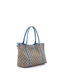 Pre-Owned Gucci Medium Joy Tote Gg Coated Canvas with Leather