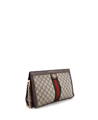 Pre-Owned Gucci Medium Ophidia Chain Shoulder Bag Gg Coated Canvas