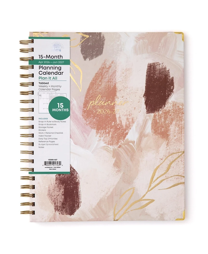 Gnuadz Academic Planner 2026-2027 15 Month Hardcover