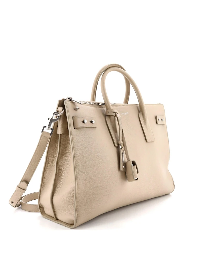 Pre-Owned Saint Laurent Large Sac de Jour Souple Bag Leather