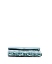 Pre-Owned Goyard Compact Saint Gabriel Wallet Coated Canvas and Leather