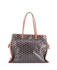 Pre-Owned Goyard Pm Hardy Pet Carrier Coated Canvas