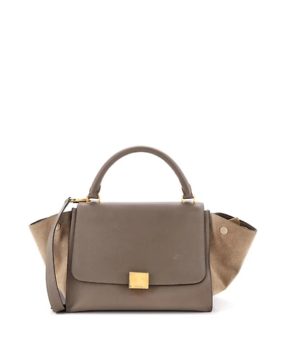Pre-Owned Celine Small Trapeze Bag Leather
