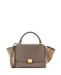 Pre-Owned Celine Small Trapeze Bag Leather