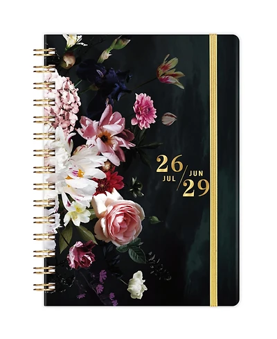 Gnuadz 2026-2029 Monthly Planner 3-Year Calendar Tab Pocket Twin-wire Binding