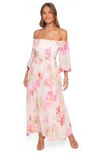 Petal and Pup Women's Chantel Off Shoulder Maxi Dress