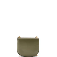 Pre-Owned Celine Triomphe Besace Clea Chain Flap Bag Leather