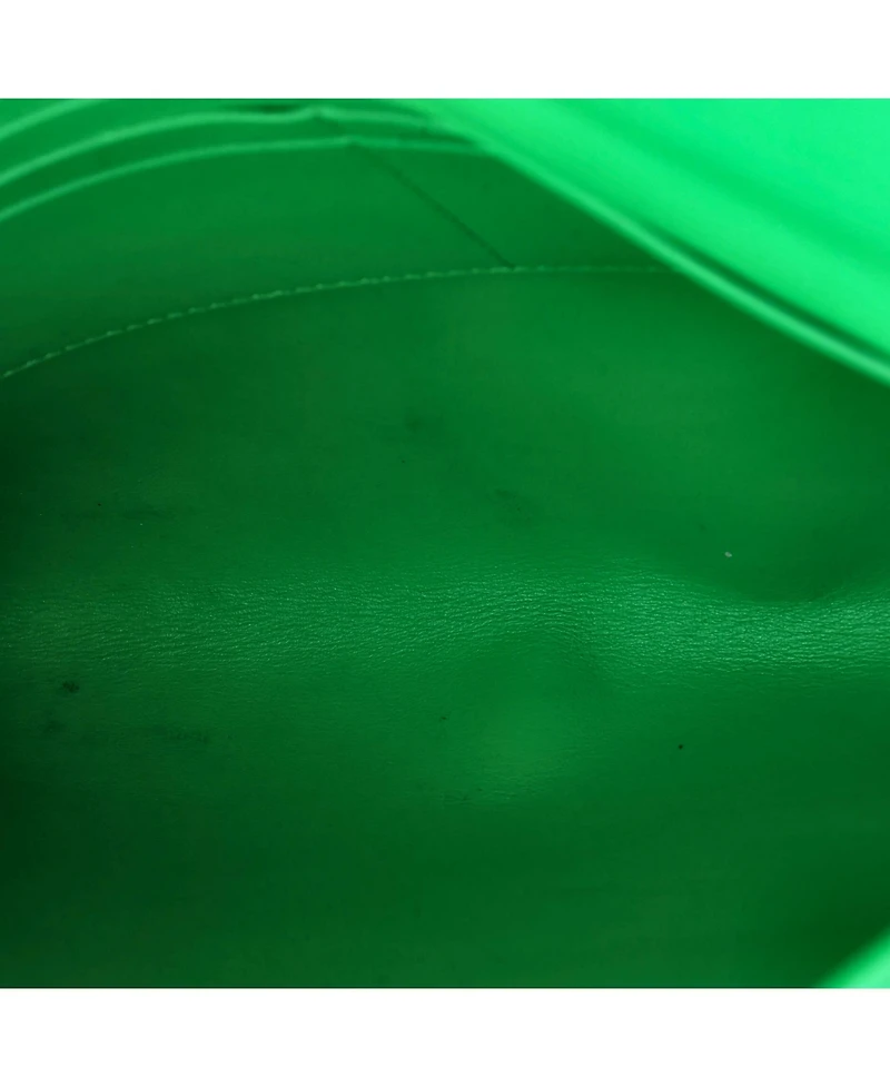 Pre-Owned Bottega Veneta Small Cassette Flat Pouch Maxi Intrecciato Leather