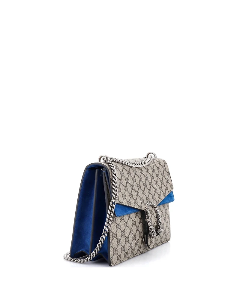 Pre-Owned Gucci Medium Dionysus Bag Gg Coated Canvas