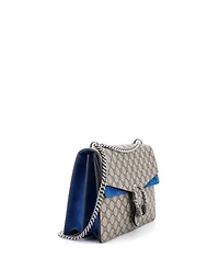 Pre-Owned Gucci Medium Dionysus Bag Gg Coated Canvas