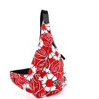 Pre-Owned Prada Zip Sling Backpack Printed Tessuto