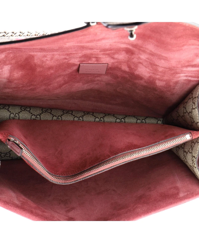 Pre-Owned Gucci Medium Dionysus Bag Blooms Print Gg Coated Canvas