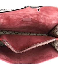 Pre-Owned Gucci Medium Dionysus Bag Blooms Print Gg Coated Canvas