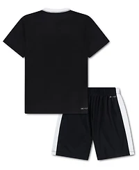 Nike Boys' 4-7 Short-Sleeve T-Shirt and Shorts, 2-Piece Set