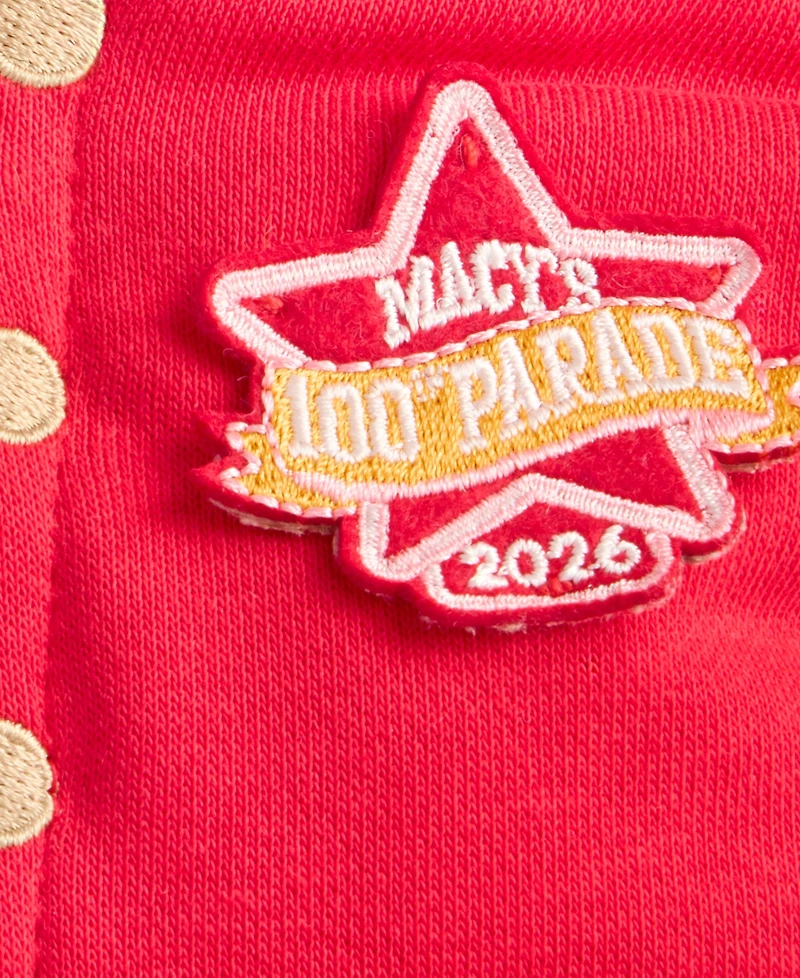 Macy's 100th Thanksgiving Day Parade Plush Billie Brightpaw Bear Wearing 100th Parade Varsity Jacket, Macy's Exclusive