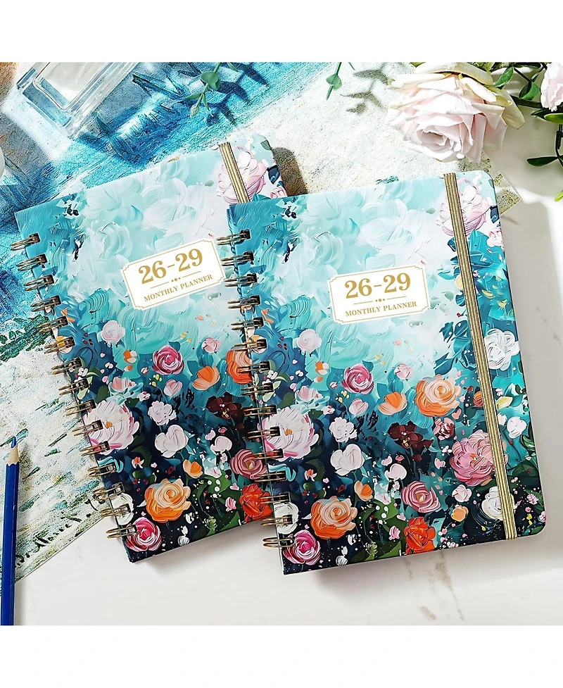 Gnuadz 2026-2029 Monthly Planner Hardcover Tabs Notes