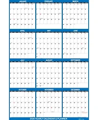 Gnuadz Swiftglimpse 2026 Wall Calendar Erasable Wet Dry Erase Laminated Annual Planner