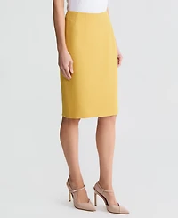 Kasper Women's Textured Knee-Length Pencil Skirt, Regular & Petite