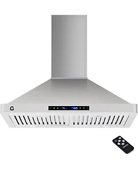 Xo 450 Cfm 30-Inch Stainless Steel Range Hood, Gesture Control+Remote