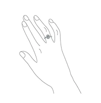 Bling Jewelry Classic Halo Oval Cz Solitaire Promise Ring Thin Band Cubic Zirconia .925 Sterling Silver