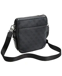 Guess Men's Milano Monogram Pattern Crossbody Bag