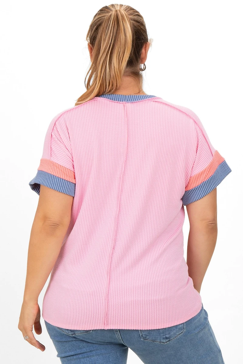 Dusty Blue Ribbed Co