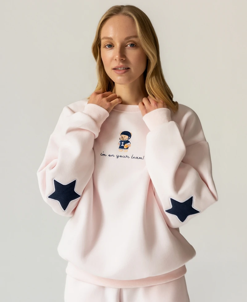 The Happy Camp3r Women's Mock Neck Sweatshirt