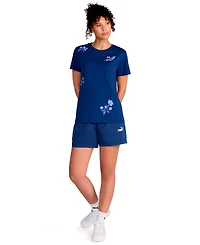 Puma Women's Floral Graphic Crewneck Short-Sleeve T-Shirt