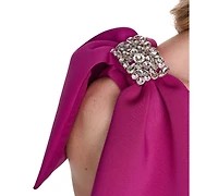 Eliza J Women's One-Shoulder Shoulder Drape Dress