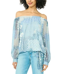 Ots Long Svl Blouse W Ti