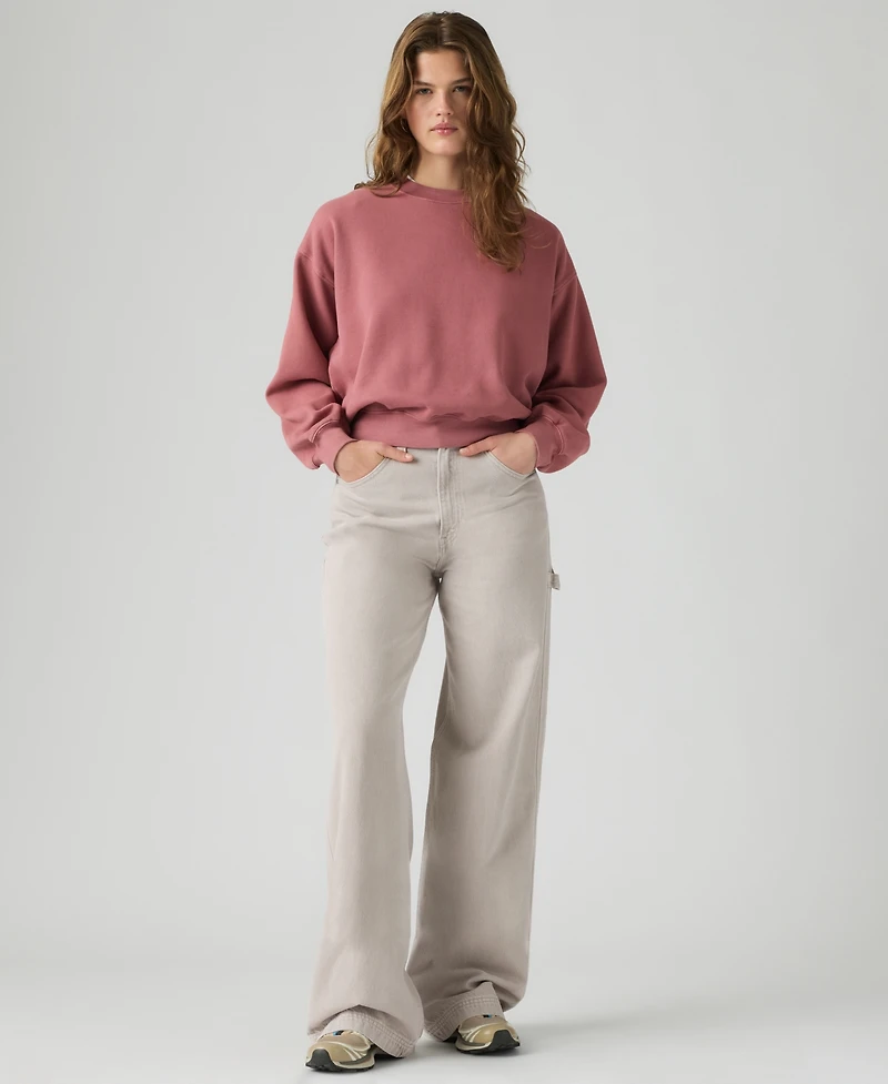 Levi's Women's Cinch-Waist Carpenter Lightweight Baggy Jeans
