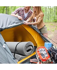 Clihome Memory Foam Camping Mattress - 63"x26" Perfect for Outdoor Activities