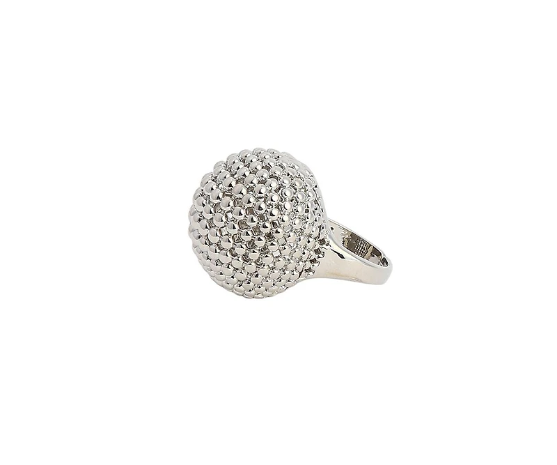 Sohi Women's The Disco Ball Statement Ring
