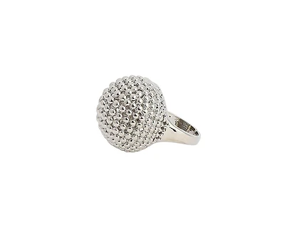 Sohi Women's The Disco Ball Statement Ring