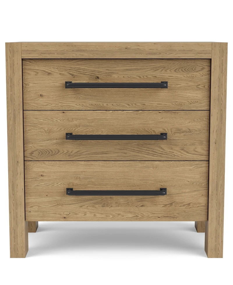 Davie 3-Pc. King Storage Bedroom Set (Upholstered Bed