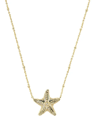 Kendra Scott Imitation Pearl Parker Starfish Short Pendant Necklace