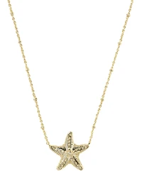 Kendra Scott Imitation Pearl Parker Starfish Short Pendant Necklace